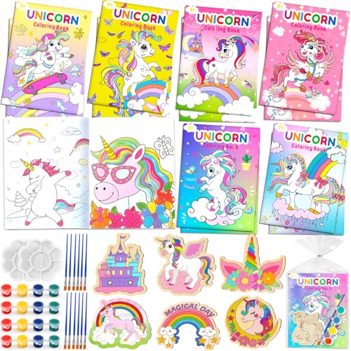 Toyssa Einhorn Party Mitgebsel Kindergeburtstag Gastgeschenke mit Malbuch Bastelset Geschenktüten Farbe, Einhorn Give Aways Mitbringsel Kindergeburtstag für Kinder Mädchen Toyssa Einhorn Party Mitgebsel Kindergeburtstag Gastgeschenke mit Malbuch Bastelset Geschenktüten Farbe, Einhorn Give Aways Mitbringsel Kindergeburtstag für Kinder Mädchen von Toyssa