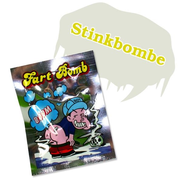 Stinkbombe "PUPS", 1 Stk, explodiert und stinkt, lustiger Scherzartikel von Toytrade M.C. Biermann GmbH