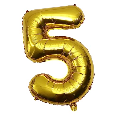 1 Stück Goldene Zahlenballons aus Aluminiumfolie Dekorative Folienballons für Geburtstagsfeiern und Hochzeiten Kreative Partydekorationen Langlebig und Elegant 1 Stück Goldene Zahlenballons aus Aluminiumfolie Dekorative Folienballons für Geburtstagsfeiern und Hochzeiten Kreative Partydekorationen Langlebig und Elegant von Toyvian