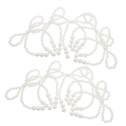 10 Stück Kunstperlen Schleifen Kuchendekorationen Perlen Schleife Knoten Ornament Cupcake Topper Für Geburtstag Hochzeit Tanzball Partyzubehör DIY Zubehör Weiß 10 Stück Kunstperlen Schleifen Kuchendekorationen Perlen Schleife Knoten Ornament Cupcake Topper Für Geburtstag Hochzeit Tanzball Partyzubehör DIY Zubehör Weiß von Toyvian