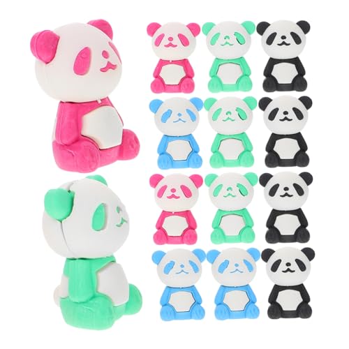 16Stücke Panda Radiergummi Lustige Cartoon Schreibwaren für Farbvariationen für Schule und Partys und Langlebig 16Stücke Panda Radiergummi Lustige Cartoon Schreibwaren für Farbvariationen für Schule und Partys und Langlebig von Toyvian