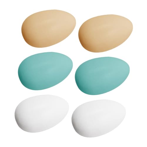 6Stücke Holz Eier Unvollendete DIY Ostereier für Bastelprojekte Sicher für Erwachsene Dekoration und Malaktivitäten Holzfarben 6Stücke Holz Eier Unvollendete DIY Ostereier für Bastelprojekte Sicher für Erwachsene Dekoration und Malaktivitäten Holzfarben von Toyvian