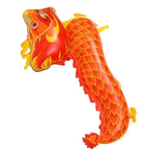 Roter Große Dekoration für Jahr Des Drachen Party Accessoires für Chinesische Neujahr Leicht und Langlebig für Fotos und Feiern von Toyvian