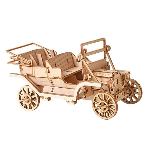 Toyvian 1 Satz 3D-Puzzles für bastelzeug spielwaren draußen spielsachen zabawki stymulujące rozwój holzbausatz mockin Holzpuzzles für kinderpuzzles aus Holz Bambus von Toyvian