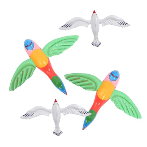 Toyvian 1 Satz Aufblasbare Stranddeko für Partys Wasserballons mit Seemöwen und Papageien für Pools und Strandaktivitäten Vielseitig Einsetzbar Wiederverwendbar von Toyvian