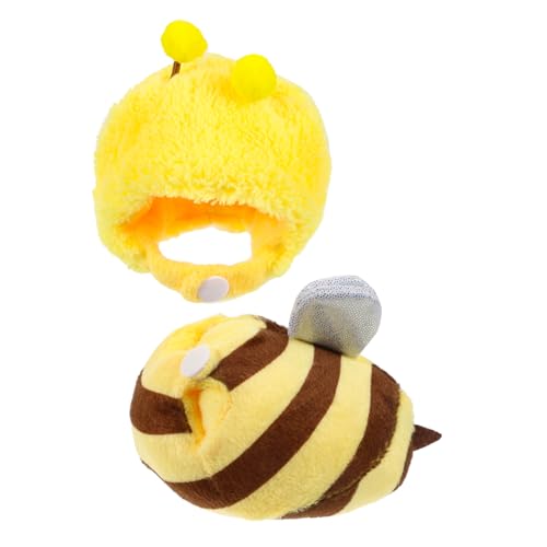 Toyvian 1 Satz Bienen-Babykleidung Puppen-Cartoon-Kleidung Kompakte Puppenkleidung Zartes Puppendekor Zarte Puppenkleidung Kleidung Für Cartoon-Puppen Bezauberndes Puppendekor Pp Baumwolle von Toyvian