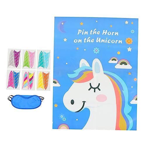 Toyvian 1 Satz Einhorn-Paste-Tour bastelset basteln für bastelsets für Wand Polster Einhorn-Spiele für Kinderpartys Stifthorn auf Einhorn-Partyspiel Papier Blue Toyvian 1 Satz Einhorn-Paste-Tour bastelset basteln für bastelsets für Wand Polster Einhorn-Spiele für Kinderpartys Stifthorn auf Einhorn-Partyspiel Papier Blue von Toyvian