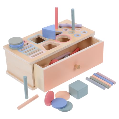 Toyvian 1 Satz Montessori Farben Formen Sortierbox aus Holz Lernspielzeug für Kleinkinder Jahre zur und Formerkennung Motorischen Fähigkeiten und Interaktiven Sicher und Gesund Toyvian 1 Satz Montessori Farben Formen Sortierbox aus Holz Lernspielzeug für Kleinkinder Jahre zur und Formerkennung Motorischen Fähigkeiten und Interaktiven Sicher und Gesund von Toyvian