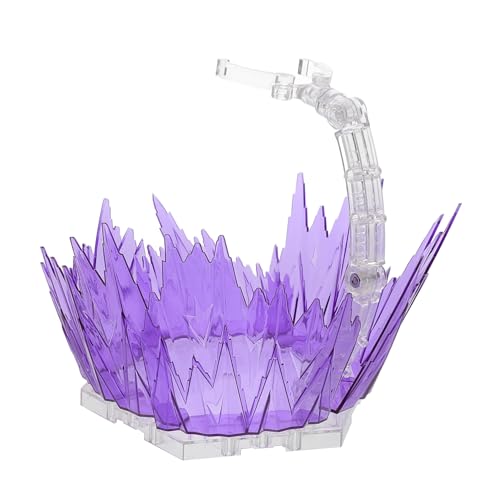 Toyvian 1 Satz Puppenständer ausstellungsregal schaufensterpuppe Modellbauzubehör Ausstellungsständer Figurenhalter Zubehör für den Puppenladen Puppenmodellständer Plastik Violett von Toyvian