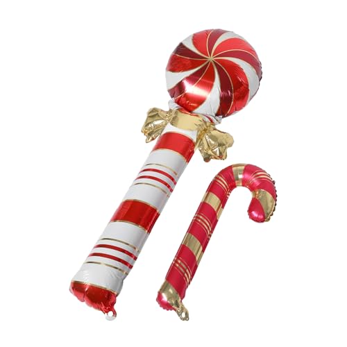 Toyvian 1 Satz Weihnachtsballon große ballons rote luftballons weihnachtsgeschenke weihnachtsdekoration Dekorationen für Partyballons aufblasbare Ballondekoration Aluminiumfolie von Toyvian