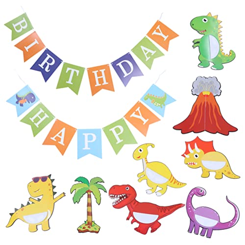Toyvian Dinosaurier-Party-zubehör-Set Banner Servietten Themen-Dekorationen Für Jungen Und Mädchen Toyvian Dinosaurier-Party-zubehör-Set Banner Servietten Themen-Dekorationen Für Jungen Und Mädchen von Toyvian