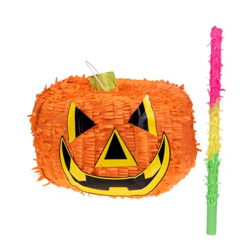 Toyvian 1 Set Gruselige Halloween-party-pinata, Gruselige Kürbis-pinata, Süßigkeiten- Und Spielzeugfüller Für Feiern, Veranstaltungen Und Partydekorationen von Toyvian