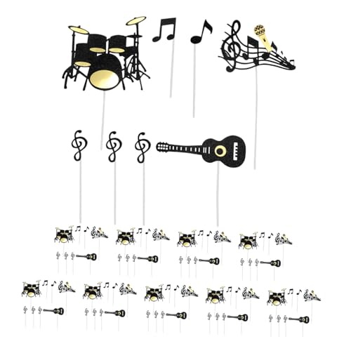 Toyvian 10 Sets Musikinstrument Dekorationen Jubiläums Kuchenaufsatz Musiknoten Cupcake Picker Geburtstagsparty Zubehör Rockmusik Waben Mittelstück Musikthema Kuchenaufsatz Toyvian 10 Sets Musikinstrument Dekorationen Jubiläums Kuchenaufsatz Musiknoten Cupcake Picker Geburtstagsparty Zubehör Rockmusik Waben Mittelstück Musikthema Kuchenaufsatz von Toyvian