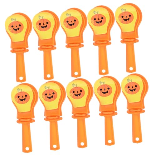 Toyvian 10 Stück Halloween Handklatscher aus Sicherem Kunststoff Laute Party Lärmmacher für Festival Interaktive Jubelgeräte Bunte Party Gadgets für Erwachsene für Halloween Toyvian 10 Stück Halloween Handklatscher aus Sicherem Kunststoff Laute Party Lärmmacher für Festival Interaktive Jubelgeräte Bunte Party Gadgets für Erwachsene für Halloween von Toyvian