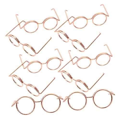 Toyvian 10 Stück Mini-Brillenspielzeug Gläser Zubehör umrandet kleine Puppenbrille Puppenbrillen Spielzeuge Kleidung Puppen Minipuppenbrille Puppe winzige Brillen Metall Roségold Toyvian 10 Stück Mini-Brillenspielzeug Gläser Zubehör umrandet kleine Puppenbrille Puppenbrillen Spielzeuge Kleidung Puppen Minipuppenbrille Puppe winzige Brillen Metall Roségold von Toyvian