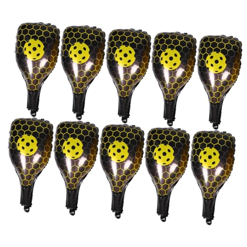 Toyvian 10 Stück Pickle Racket Ballon Foil Sportliche Partydekoration für Geburtstagsfeiern Shower und Themenpartys Gelbe Luftballons Ergänzung für Jede Toyvian 10 Stück Pickle Racket Ballon Foil Sportliche Partydekoration für Geburtstagsfeiern Shower und Themenpartys Gelbe Luftballons Ergänzung für Jede von Toyvian