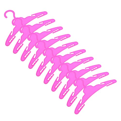 Toyvian 10 Stück Puppenbügel Mini Kleiderbügel Modell Mädchen Puppenkleiderbügel Kleiderbügel Für Puppen Kleidung Kleine Kleiderbügel Mini Haushaltsbedarf Mini Kleiderbügel Rosy von Toyvian