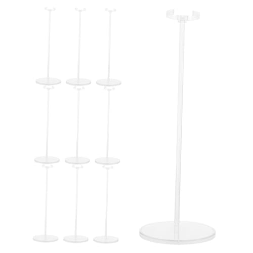 Toyvian 10 Stück Puppenständer Displayhalter Mini Puppenhalter Ständer Mit Verstellbarer Taille Für Puppenzubehör von Toyvian