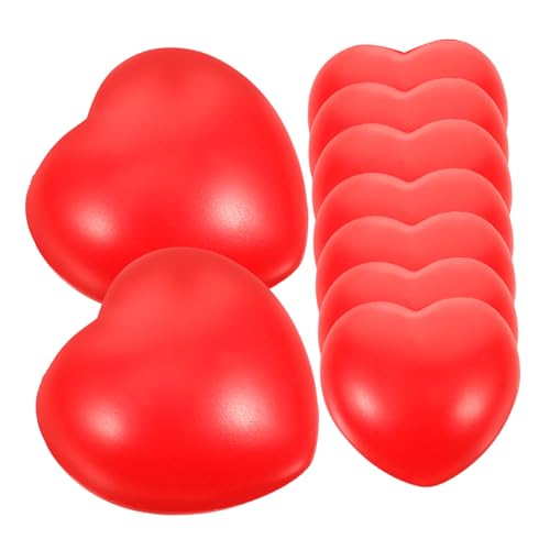 Toyvian 10 Stück Rote Herz Stressbälle Mini PU Stressbälle für Leichte Entspannungs Spielzeuge für Stressabbau und Spaß mit Freunden Toyvian 10 Stück Rote Herz Stressbälle Mini PU Stressbälle für Leichte Entspannungs Spielzeuge für Stressabbau und Spaß mit Freunden von Toyvian