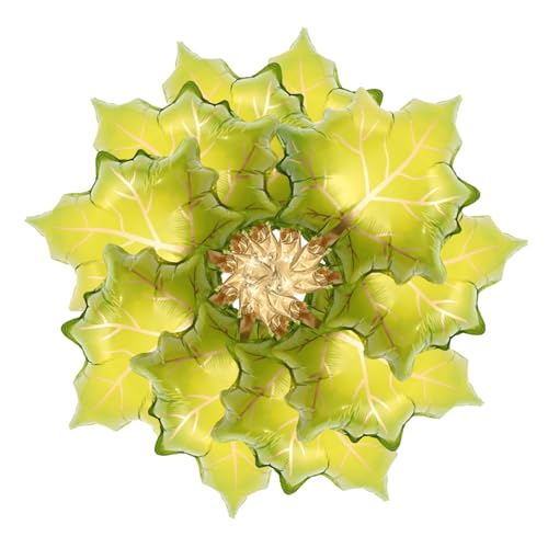 Toyvian 10 Stück Teiliges Folienballons in Ahornblattform Leuchtend Grün Aluminiumfolie Herbstliche Thanksgiving Party Deko Einzigartige Ballonornamente für Festliche Atmosphäre und Toyvian 10 Stück Teiliges Folienballons in Ahornblattform Leuchtend Grün Aluminiumfolie Herbstliche Thanksgiving Party Deko Einzigartige Ballonornamente für Festliche Atmosphäre und von Toyvian