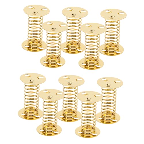 Toyvian 10 Stück Teiliges Metallfeder Basis für Wackelnde Puppen Selbstklebend Goldfarben DIY Spielzeugfeder für Auto Dashboard Dekoration und Kreative Bastelprojekte Toyvian 10 Stück Teiliges Metallfeder Basis für Wackelnde Puppen Selbstklebend Goldfarben DIY Spielzeugfeder für Auto Dashboard Dekoration und Kreative Bastelprojekte von Toyvian