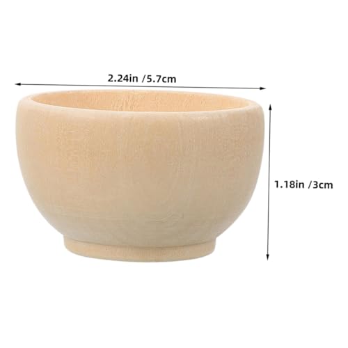 Toyvian 10 Stück Teiliges Mini Holzschalen Unbehandelt aus Reinem Holz für DIY Bastelprojekte Holzschalen zum Bemalen für Kunsthandwerk und Wohnkultur Geeignet Toyvian 10 Stück Teiliges Mini Holzschalen Unbehandelt aus Reinem Holz für DIY Bastelprojekte Holzschalen zum Bemalen für Kunsthandwerk und Wohnkultur Geeignet von Toyvian