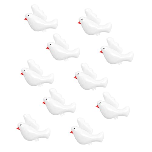 Toyvian 10 Stück Teiliges Weiße Tauben Aluminiumfolie Luftballons Sichere Partydeko für Geburtstagsfeiern Hochzeiten Taufe und Festliche Anlässe Wiederbeschreibbar Einfache Befüllung und Toyvian 10 Stück Teiliges Weiße Tauben Aluminiumfolie Luftballons Sichere Partydeko für Geburtstagsfeiern Hochzeiten Taufe und Festliche Anlässe Wiederbeschreibbar Einfache Befüllung und von Toyvian