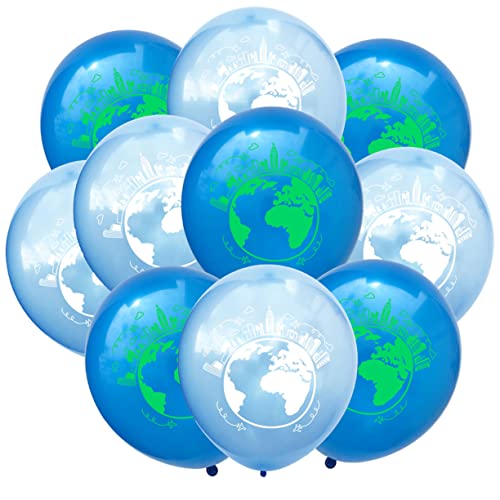 Toyvian 10 Stücke 12 Party Supplies Pailletten Luftballons Bunte Luftballons Party Luftballons Latex Luftballons Kreative Luftballons Blau von Toyvian
