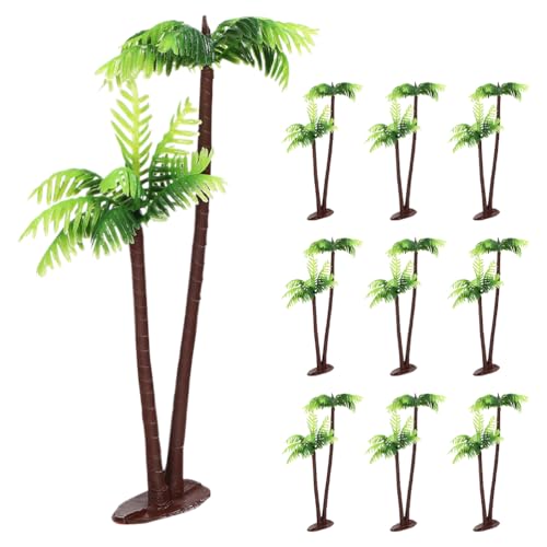Toyvian 10-teiliges Palmen-Set: Mini-Palmen-Set – künstliche Plastikpflanzen für Kuchendekoration, DIY-Kulisse – Partyzubehör zum Thema Tropen Toyvian 10-teiliges Palmen-Set: Mini-Palmen-Set – künstliche Plastikpflanzen für Kuchendekoration, DIY-Kulisse – Partyzubehör zum Thema Tropen von Toyvian