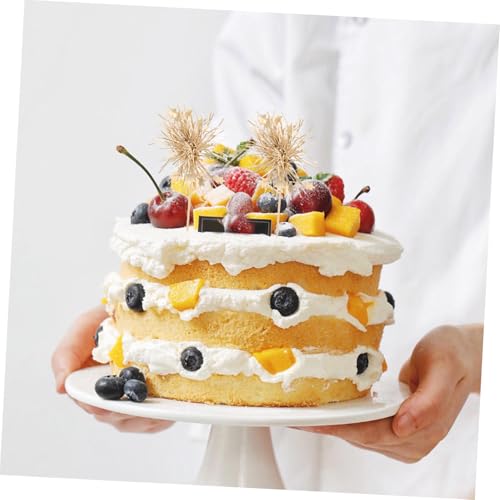 Toyvian 100 Stück Feuerwerkskuchen -Plugin Cocktail-Zahnstocher Dessertdekorationen Kuchenverzierung Glitzer-Kuchenaufsätze Topper zum Geburtstag Kuchendekorationen Golden Toyvian 100 Stück Feuerwerkskuchen -Plugin Cocktail-Zahnstocher Dessertdekorationen Kuchenverzierung Glitzer-Kuchenaufsätze Topper zum Geburtstag Kuchendekorationen Golden von Toyvian