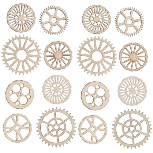 Toyvian 100 Stück Holz Retro Mechanik Wanddeko Leichte Industrielle Holzornamente DIY Bastelset für Wohnzimmer Schlafzimmer Bar und Laden Kreative Wandanhänger aus Holz Toyvian 100 Stück Holz Retro Mechanik Wanddeko Leichte Industrielle Holzornamente DIY Bastelset für Wohnzimmer Schlafzimmer Bar und Laden Kreative Wandanhänger aus Holz von Toyvian