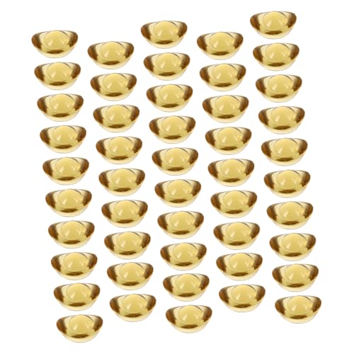 Toyvian 100 Stück Kristall Dekoration Goldene Yuanbao Dekofigur Kleine Tisch Ornamente mit Flachem Boden Stabile Indoor Dekoration für Wohnzimmer Büro Toyvian 100 Stück Kristall Dekoration Goldene Yuanbao Dekofigur Kleine Tisch Ornamente mit Flachem Boden Stabile Indoor Dekoration für Wohnzimmer Büro von Toyvian