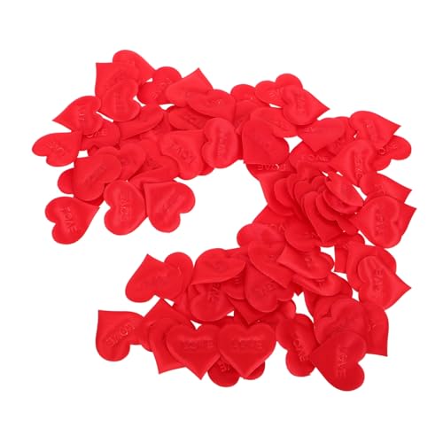 Toyvian 100 Stück Liebe Dekoration Wurfblume party zubehör valentinstag deko Herzhafte Tischdeko Deko für Hochzeiten Herzförmiges Hochzeitszubehör Konfetti für den Herztisch Stoff rot Toyvian 100 Stück Liebe Dekoration Wurfblume party zubehör valentinstag deko Herzhafte Tischdeko Deko für Hochzeiten Herzförmiges Hochzeitszubehör Konfetti für den Herztisch Stoff rot von Toyvian