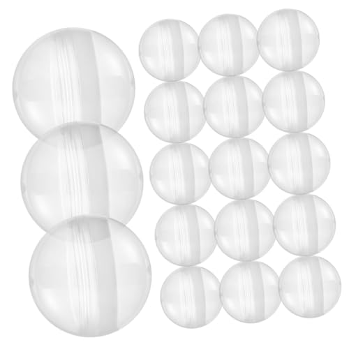 Toyvian 100 Stück Transparente Befüllbare Kugeln Runde Vending Machine Kapseln Vielseitige Candy Box für Partygeschenke Hochzeit Ostern Geburtstag Sammlerstücke von Toyvian