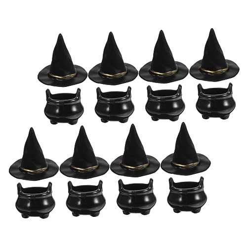Toyvian 10Sätze Halloween Kessel und Hexenhüte Teiliges Bastel für Kreative Dekorationen für Puppenhaus und Mikro Landschaften Halloween Feiern Toyvian 10Sätze Halloween Kessel und Hexenhüte Teiliges Bastel für Kreative Dekorationen für Puppenhaus und Mikro Landschaften Halloween Feiern von Toyvian