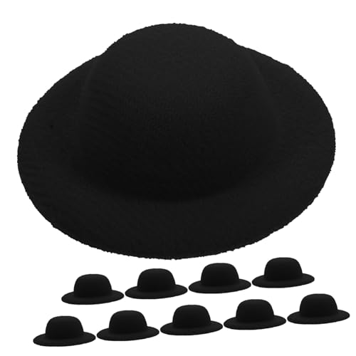 Toyvian 10St Mini-Strohhut Partyhüte für Kappen Mini-Hüte Mini-Weihnachtsschmuck Rosa Hut Puppenhüte kreative Hutverzierung Kleiner Hut kleine Hüte Hut- Flanell Black Toyvian 10St Mini-Strohhut Partyhüte für Kappen Mini-Hüte Mini-Weihnachtsschmuck Rosa Hut Puppenhüte kreative Hutverzierung Kleiner Hut kleine Hüte Hut- Flanell Black von Toyvian