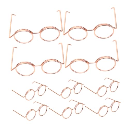 Toyvian 10St Puppenzubehör Puppen ferngläser Dollhauszubehör Puppen Accessoires Puppen-Verkleidung entzückende Mini-Brille Miniatur-Puppenbrille Minibrille für Puppen Metall Toyvian 10St Puppenzubehör Puppen ferngläser Dollhauszubehör Puppen Accessoires Puppen-Verkleidung entzückende Mini-Brille Miniatur-Puppenbrille Minibrille für Puppen Metall von Toyvian