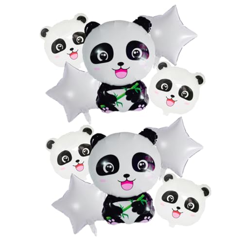 Toyvian 10st Panda Aluminiumfolienballon Geschenk Piñata Kind Bogen von Toyvian