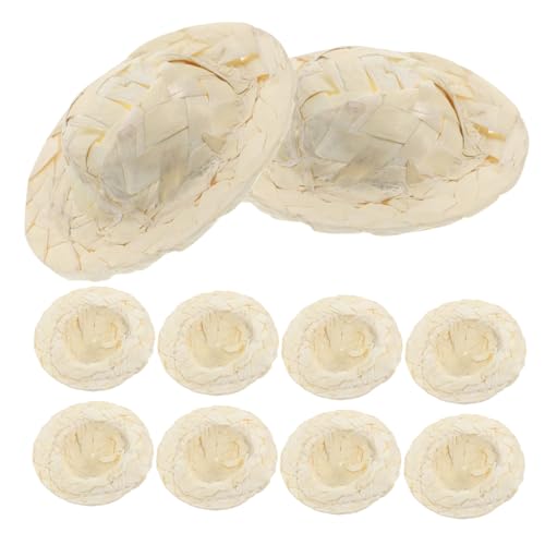 Toyvian 10stücke Miniatur Handgefertigte Woven Hüte Teiliges Für Basteln Und Kreative Dekoration Kleine Puppenhüte Für Foto-Requisiten Und Festliche Anlässe Toyvian 10stücke Miniatur Handgefertigte Woven Hüte Teiliges Für Basteln Und Kreative Dekoration Kleine Puppenhüte Für Foto-Requisiten Und Festliche Anlässe von Toyvian