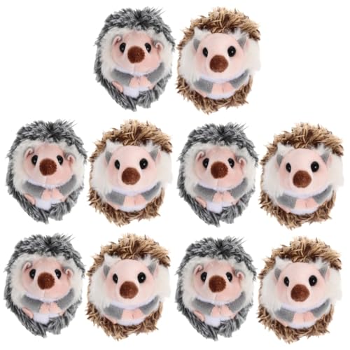 Toyvian 10stücke Plüsch Igel Schlüsselanhänger Süße Weiche Tieranhänger Für Taschen Kuschelige Deko Für Mädchen Und Jungen Und Leicht Zu Transportieren Geschenkidee Für von Toyvian