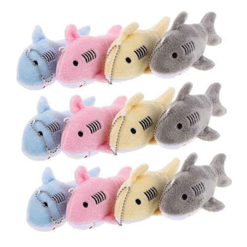 Toyvian 12 Stück 12-teiliges Mini Plüsch Hai Schlüsselanhänger Weiche Niedliche Tieranhänger für Taschen Rucksäcke Geldbörsen Vielseitige Meeresbewohner Charms als Partygeschenke Bunte Toyvian 12 Stück 12-teiliges Mini Plüsch Hai Schlüsselanhänger Weiche Niedliche Tieranhänger für Taschen Rucksäcke Geldbörsen Vielseitige Meeresbewohner Charms als Partygeschenke Bunte von Toyvian