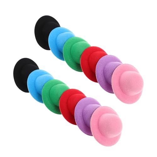 Toyvian 12 Stück Bunte Miniatur Formelhüte Kleine Puppenhüte aus Plüsch Realistische Mini für DIY Basteln Puppenkostüme Kreative Rollenspiele und Dekoration Toyvian 12 Stück Bunte Miniatur Formelhüte Kleine Puppenhüte aus Plüsch Realistische Mini für DIY Basteln Puppenkostüme Kreative Rollenspiele und Dekoration von Toyvian