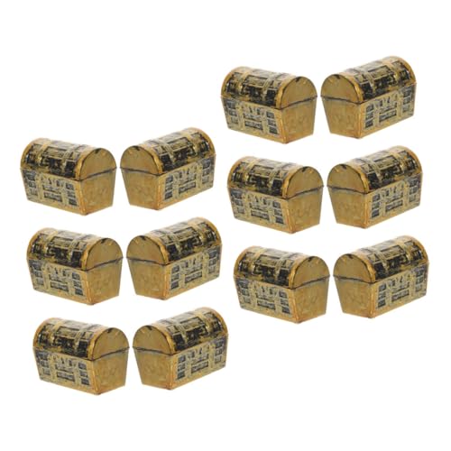 Toyvian 12 Stück Mini Piratenschatztruhe Realistische Dekorative Holzschatulle für Piratenpartys und Tischdekoration für Schmuck Mini Trinkets Partyzubehör Toyvian 12 Stück Mini Piratenschatztruhe Realistische Dekorative Holzschatulle für Piratenpartys und Tischdekoration für Schmuck Mini Trinkets Partyzubehör von Toyvian