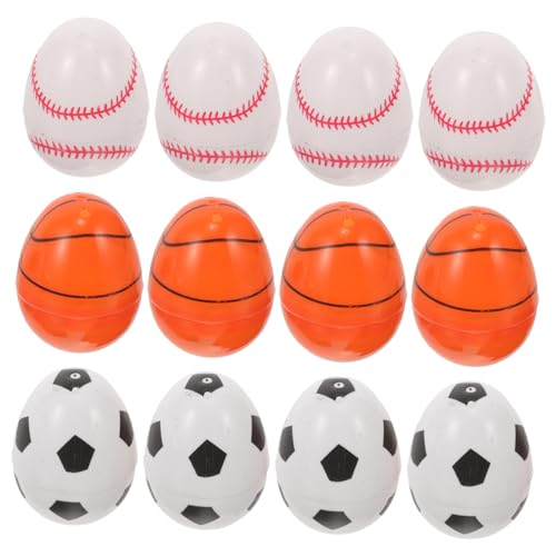 Toyvian 12stücke Sport Eier Befüllbare Plastik-ostereier Für Süßigkeiten Und Dekoration Für Ostern Partys Und Buntes Eier Und Freunde Toyvian 12stücke Sport Eier Befüllbare Plastik-ostereier Für Süßigkeiten Und Dekoration Für Ostern Partys Und Buntes Eier Und Freunde von Toyvian