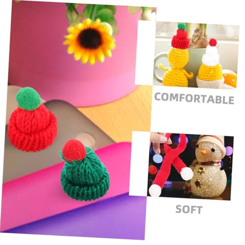Toyvian 12 Stück Teiliges Mini Strickset Weihnachtsmütze und Schal Handgestrickt Bunte Mini Hüte mit Schals für Weihnachtsdeko Flaschen Puppen DIY Vielseitig für Festtagsdekorationen Toyvian 12 Stück Teiliges Mini Strickset Weihnachtsmütze und Schal Handgestrickt Bunte Mini Hüte mit Schals für Weihnachtsdeko Flaschen Puppen DIY Vielseitig für Festtagsdekorationen von Toyvian