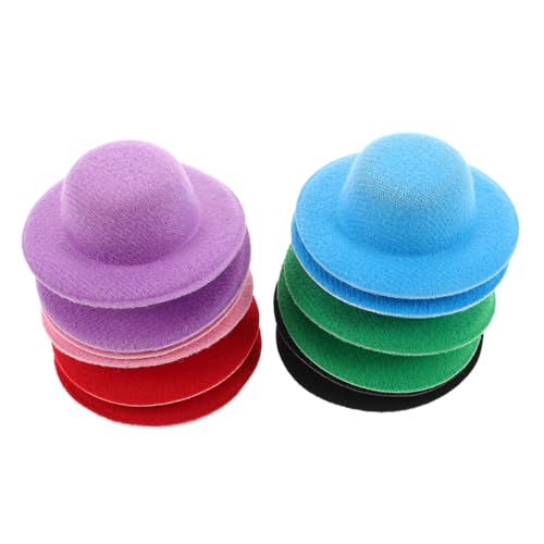 Toyvian 12 Stück Teiliges Miniatur Plüsch Mini Puppenhut in Rot Grün Schwarz Je Leichte DIY Puppen Accessoires für Basteln und Puppenkleidung Toyvian 12 Stück Teiliges Miniatur Plüsch Mini Puppenhut in Rot Grün Schwarz Je Leichte DIY Puppen Accessoires für Basteln und Puppenkleidung von Toyvian