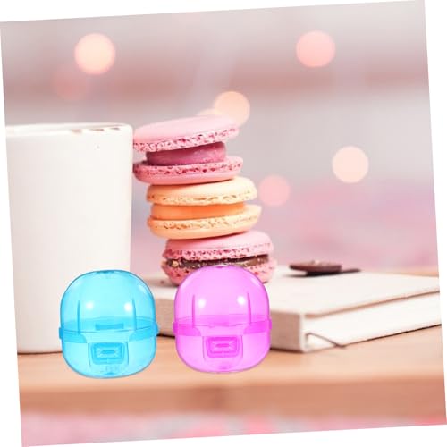 Toyvian 12 Stück Transparente Befüllbare Kunststoff kapseln Runde Stabile für Kaugummiautomat und Partyfüllung Farbig Sortiert für Kleine Geschenke und Süßigkeiten von Toyvian