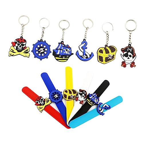 Toyvian 12-teiliges Set Piratenarmband Aus Gummi Piratenthema-geburtstagsbevorzugung Halloween Slap Armbänder Gastgeschenke Slap Bands Armreif Für Halloween Schlagen Kind Wagen Anhänger Toyvian 12-teiliges Set Piratenarmband Aus Gummi Piratenthema-geburtstagsbevorzugung Halloween Slap Armbänder Gastgeschenke Slap Bands Armreif Für Halloween Schlagen Kind Wagen Anhänger von Toyvian