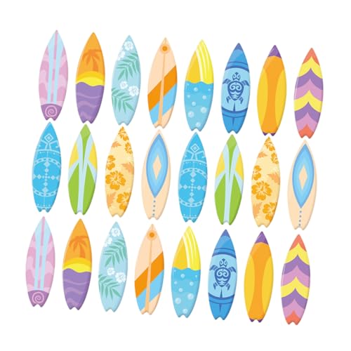 Toyvian 120 Stück Teiliges Surfboard Sticker Tropische Hawaii Party Deko Selbstklebend Lichtecht Vielseitig Einsetzbar für Beach Decor Surf Enthusiasten und Outdoor Feierlichkeiten von Toyvian