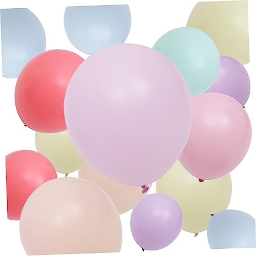 Toyvian 120st Dekorative Latexballons Partyballons Für Kinder Luftballons Geburtstagsparty Bunte Luftballons Gedenkballons Suite Schmücken Dekorationen Matt Emulsion Mann Einstellen von Toyvian